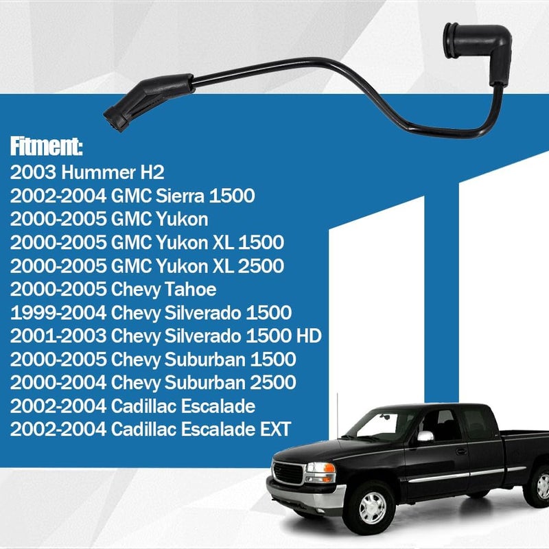 CULMKARI منظم ضغط الوقود أنبوب فراغ يناسب 1999-2005 شيفروليه سيلفرادو سوبربان تاهو بويك جي إم سي يوكون كاديلاك 17113556 - Image 4